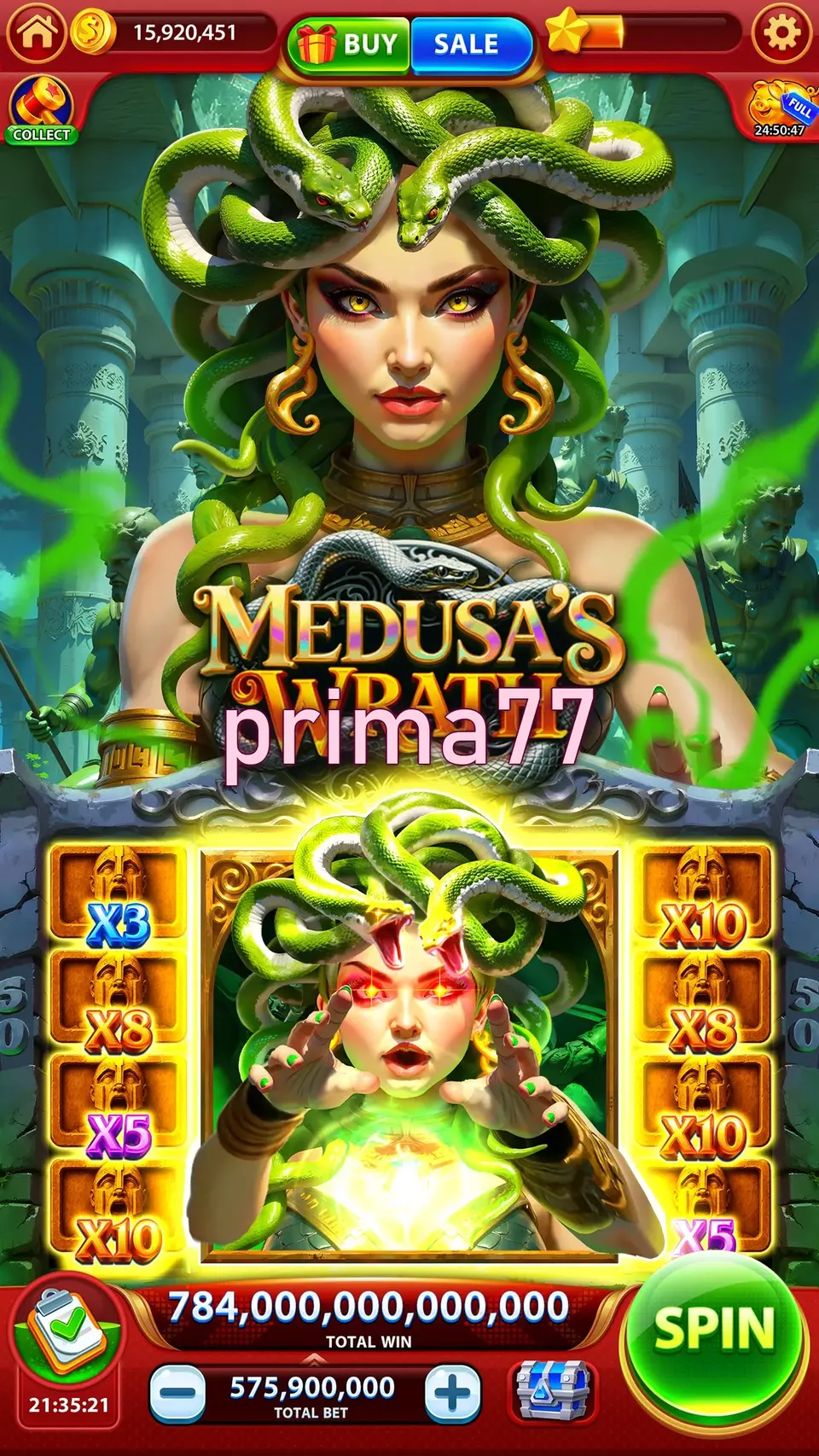 prima77 Masuk
